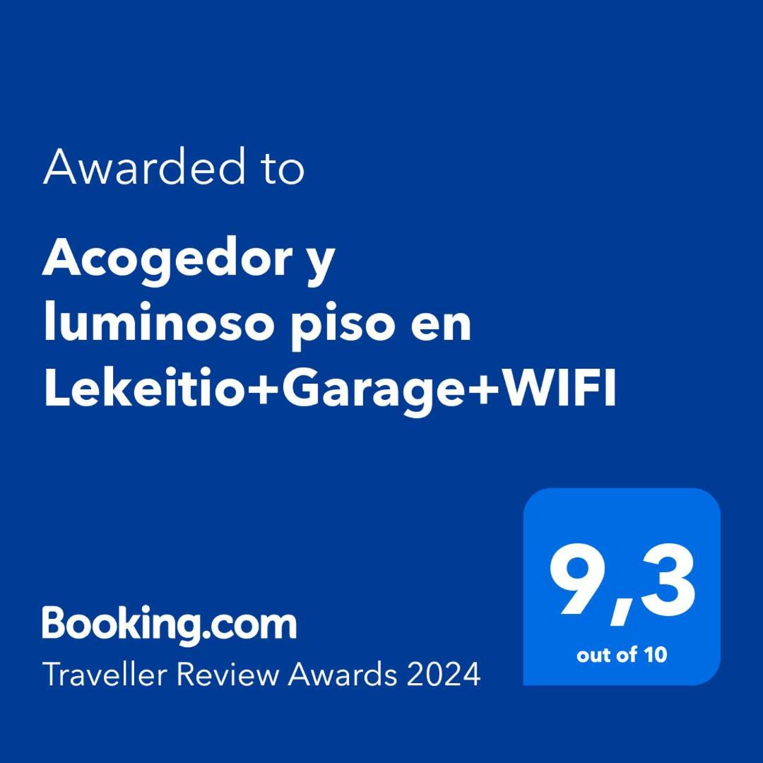 Apartamento Lekeitio, Garaje Y Wifi Zewnętrze zdjęcie